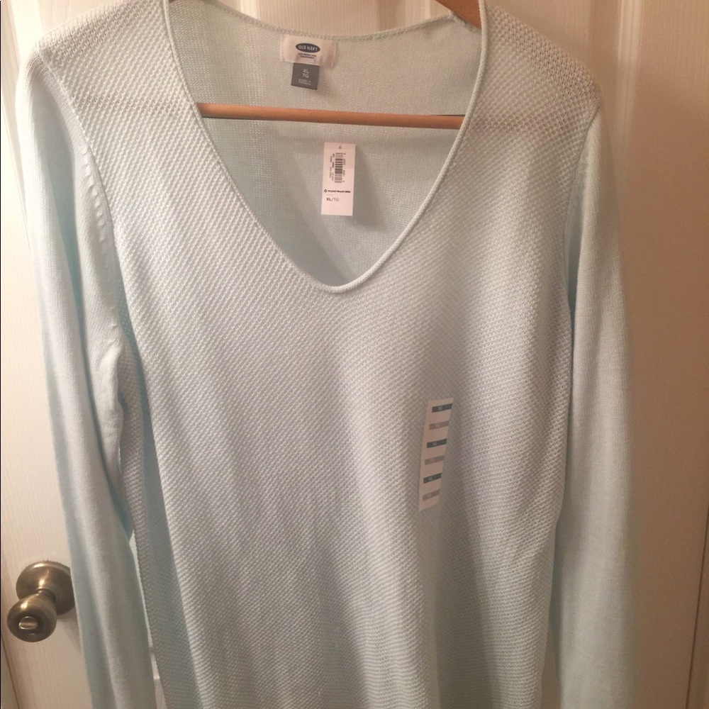 Sky blue sweater
